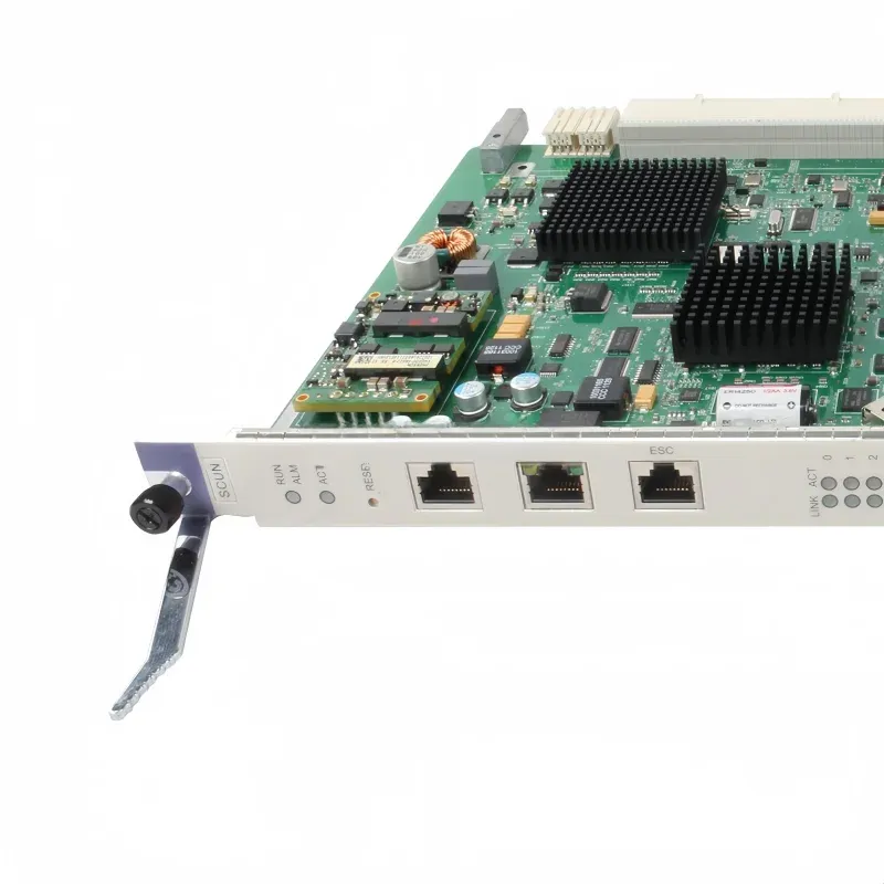 Main Control Module H801/H802SCUN 4-Port GE Uplink for CHASSIS OLT MA5680T/MA5683T Muchen/OEM Brand 480G Switching Capacity-boxintelecom