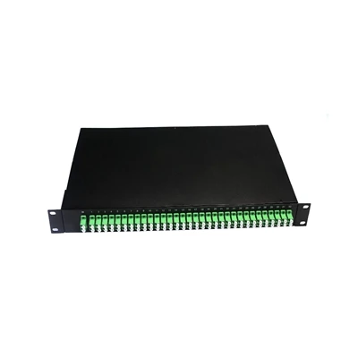 1U Rack Mount Fiber Optic Patch Panel 1x32 Metal Box PLC Splitter 1U Fixtures FTTX Unspeci