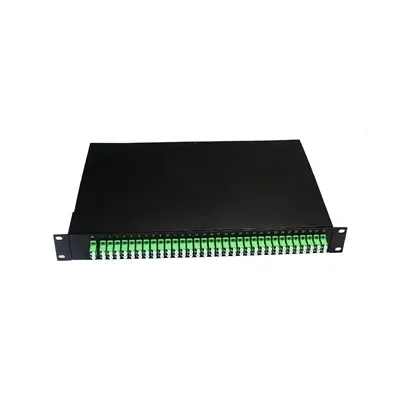 1U Rack Mount Fiber Optic Patch Panel 1x32 Metal Box PLC Splitter 1U Fixtures FTTX Unspeci