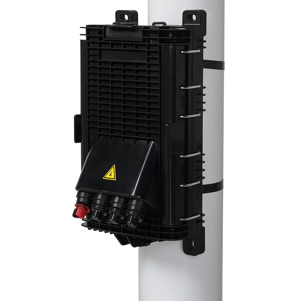 Outdoor Waterproof FTTA Fiber Distribution Box Wall-Mount & Pole-Mount Aerial Installation