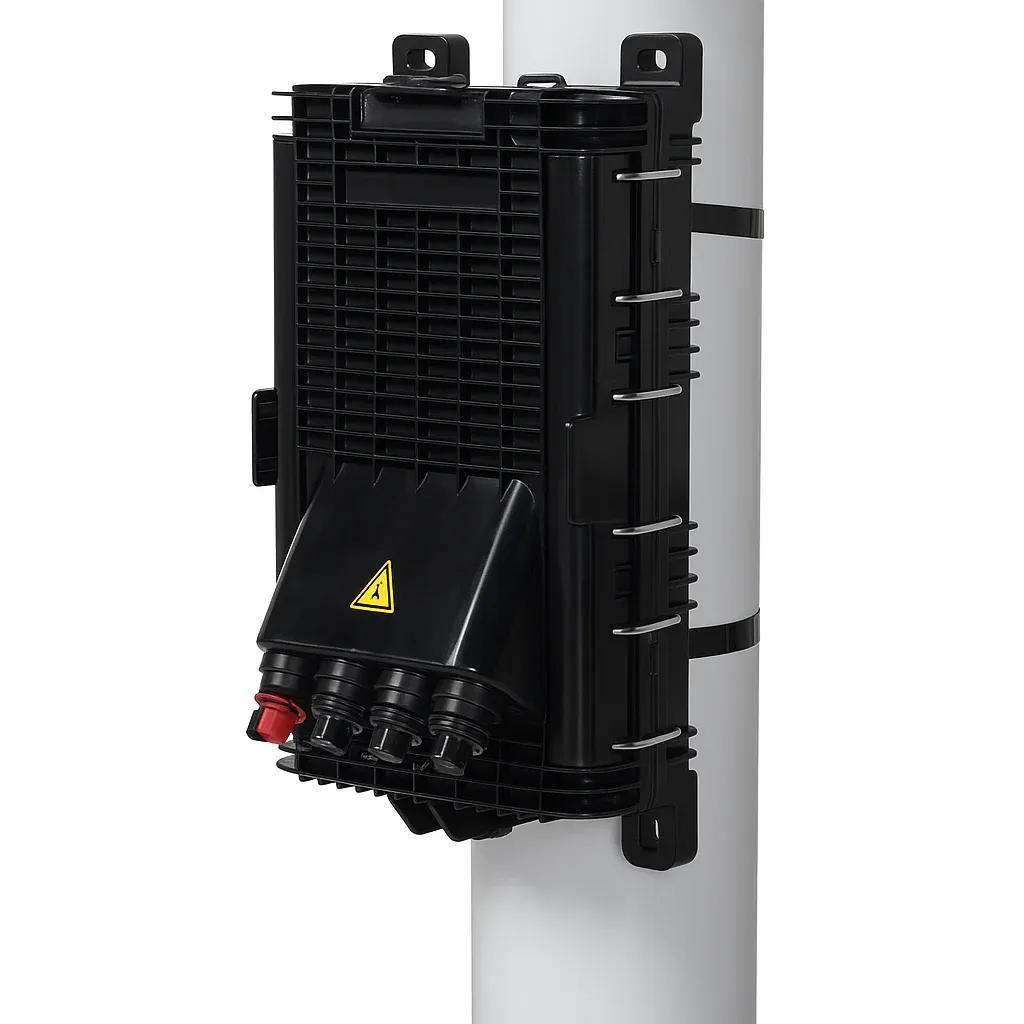 Outdoor Waterproof FTTA Fiber Distribution Box Wall-Mount & Pole-Mount Aerial Installation