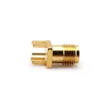 RF Adaptor RF Connector SMA F Brass Gold Plated Rf Connector Splint Coaxial Connector for 