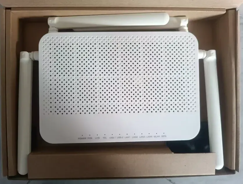 XPON HG6821M ONU Gpon Ont 4GE+1POTS+2USB+2.4G/5.8G Xpon Ont Dual Band Wifi Router Fiber Optic-boxintelecom