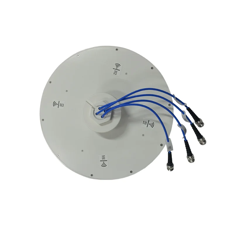 Hot Sale Indoor Antenna Low PIM 600-4000MHz 4-Port Indoor Omni Slim Ceiling Mount Antennas
