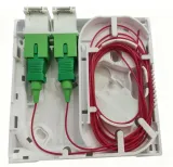 2 Port FTTH Fiber Optic Wall Outlet Box SC/APC Termination Box Indoor Fiber Socket for Opt