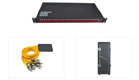 1U Rack Mount DWDM MUX DEMUX Module 40CH 100GHz 0.8nm AAWG Technology Fiber Optic Patch Panel LC UPC Duplex Dust Cap 4G POE WIFI-boxintelecom
