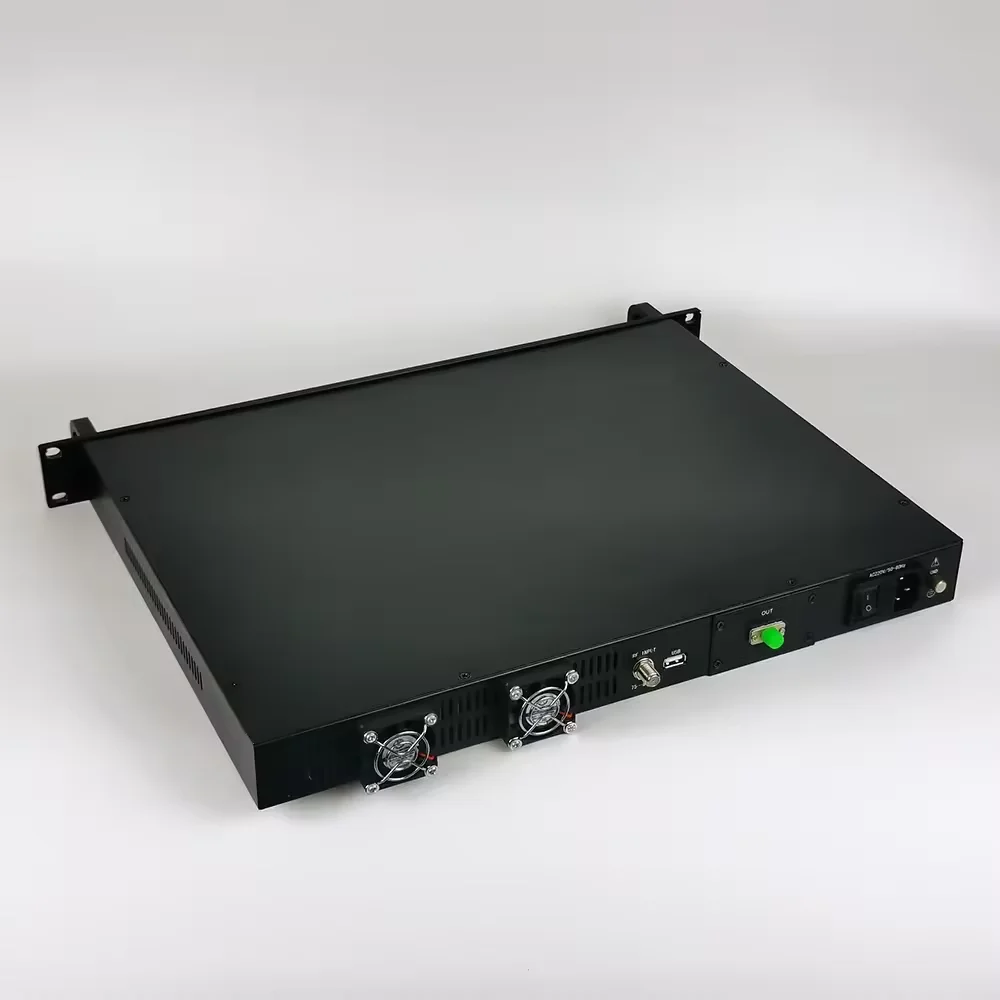 1550nm 10mW 10dBm Directly Modulation CATV Optical Transmitter with AGC and Dual Power Supply and Simple Network Management Func-boxintelecom