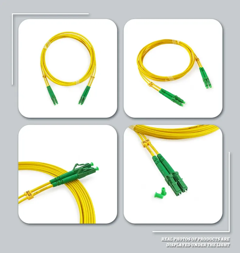 Fiber Optic Patchcord Lc a Lc Duplex 2.0mm 3.0mm Sm Os2 Optical Patch Cord Lc/apc-lc/upc D