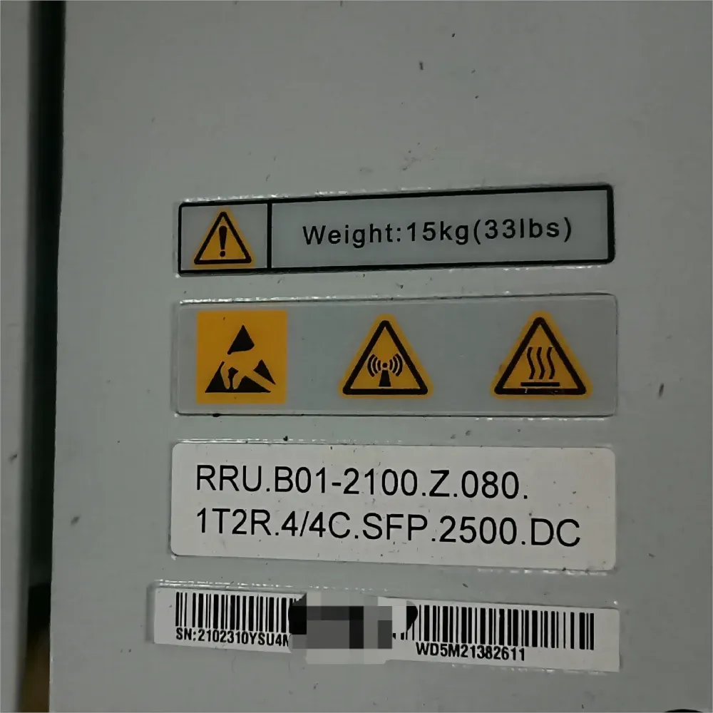 Distributed Base Station Remote Unit RRU3826 2100MHz 02310YSU 02310XFC 02310KKQ