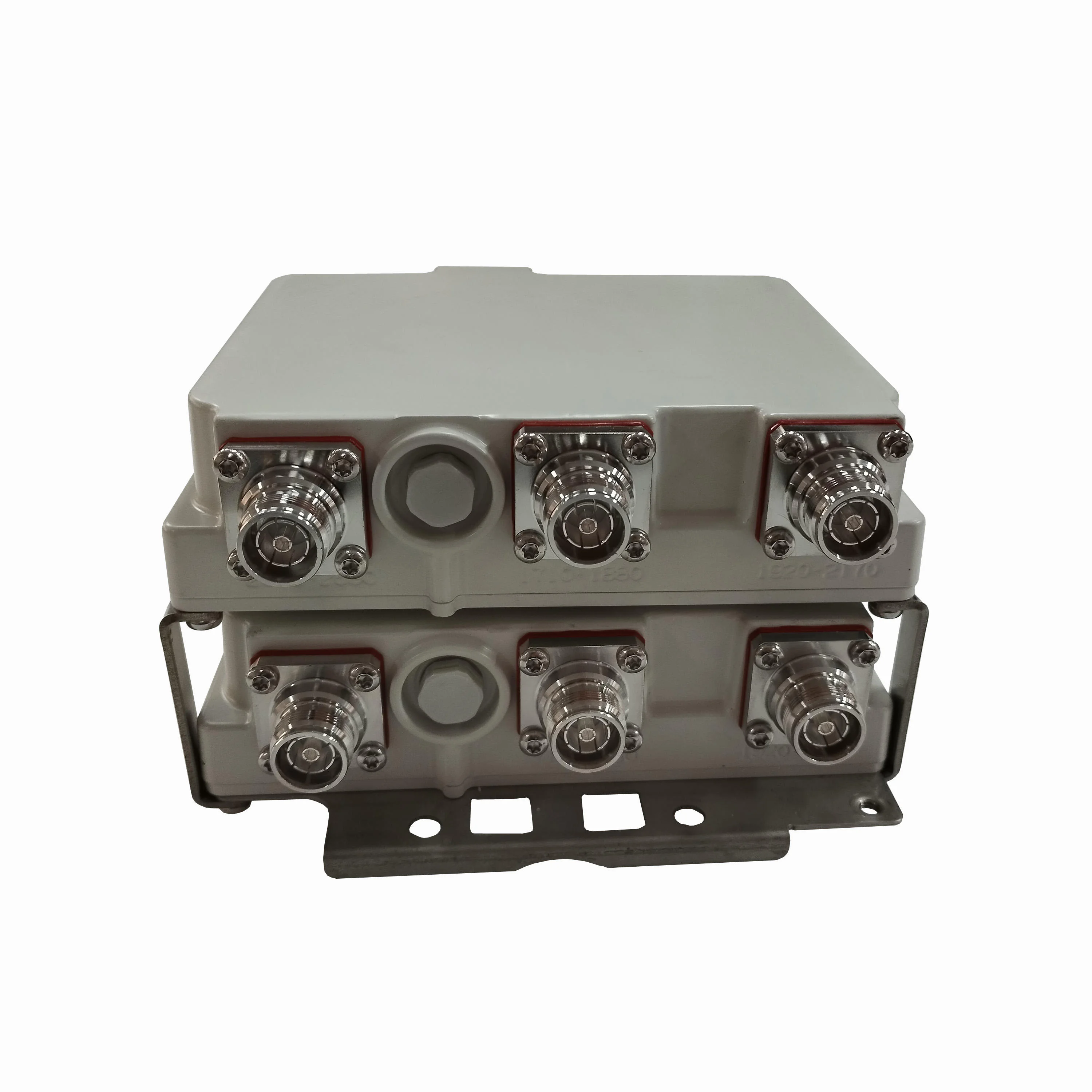 boxin 1710-1880/1920-2170/2300-2690MHz RF Triplexer -153dBc Low PIM Tri Band Combiner Doub
