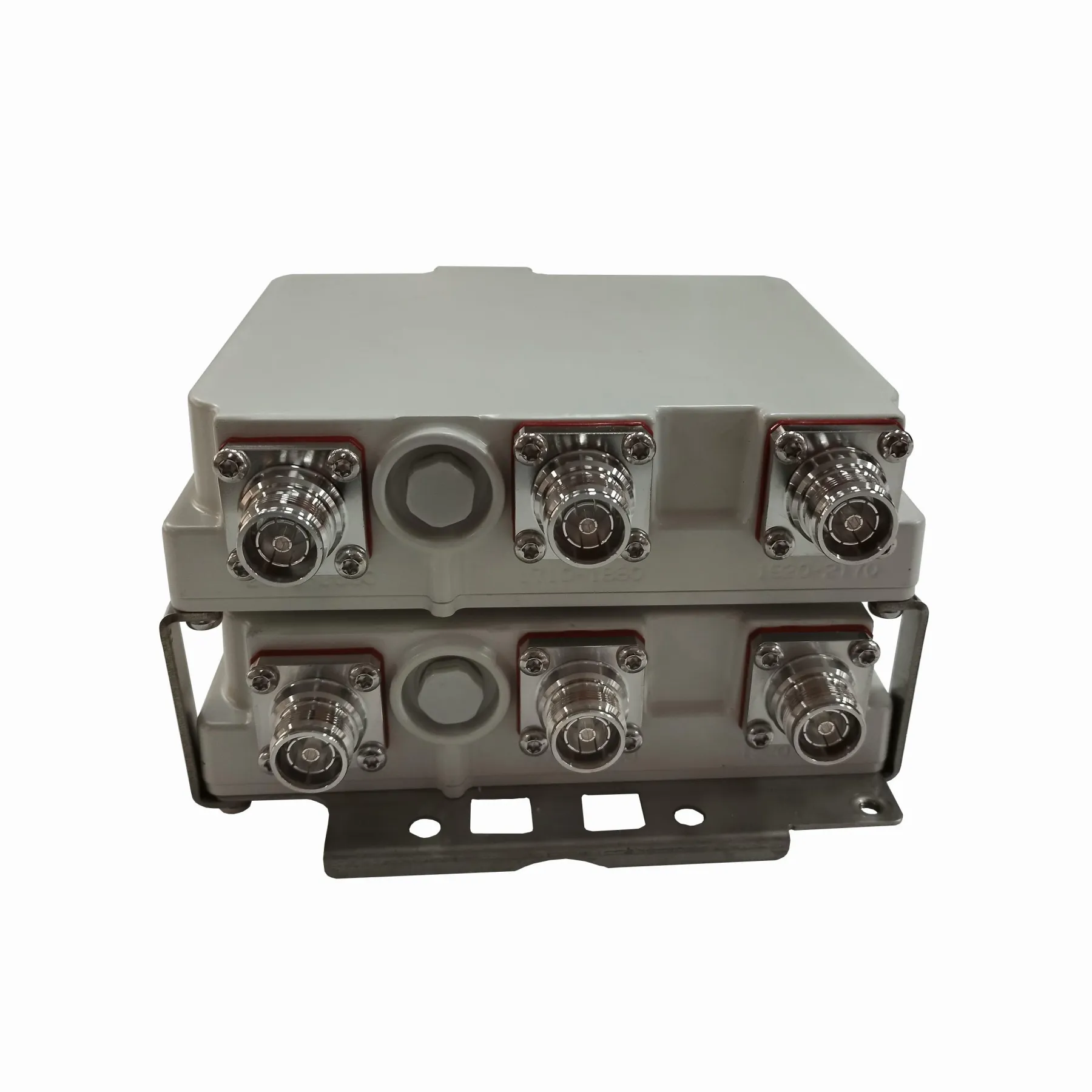 boxin 1710-1880/1920-2170/2300-2690MHz RF Triplexer -153dBc Low PIM Tri Band Combiner Doub
