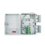 8 port reverse POE FTTH box distribution outdoor wall mounted fiber optic termination box
