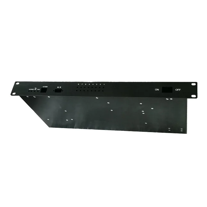 Customized Sheet Metal Fabrication Design IP54 Rated Powder Coated Chassis Standard PC 19 Inch 1U Rack Mount Servers Case-boxintelecom