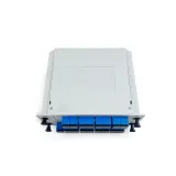 Cassette Type FTTH 1*16 Fiber PLC Splitter Low Insertion Loss 1*8 Fiber Cassette Splitter 