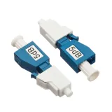 LC/UPC Male Female Attenuator Flange Fixed Small Square Optical Attenuator Coupler Adapter