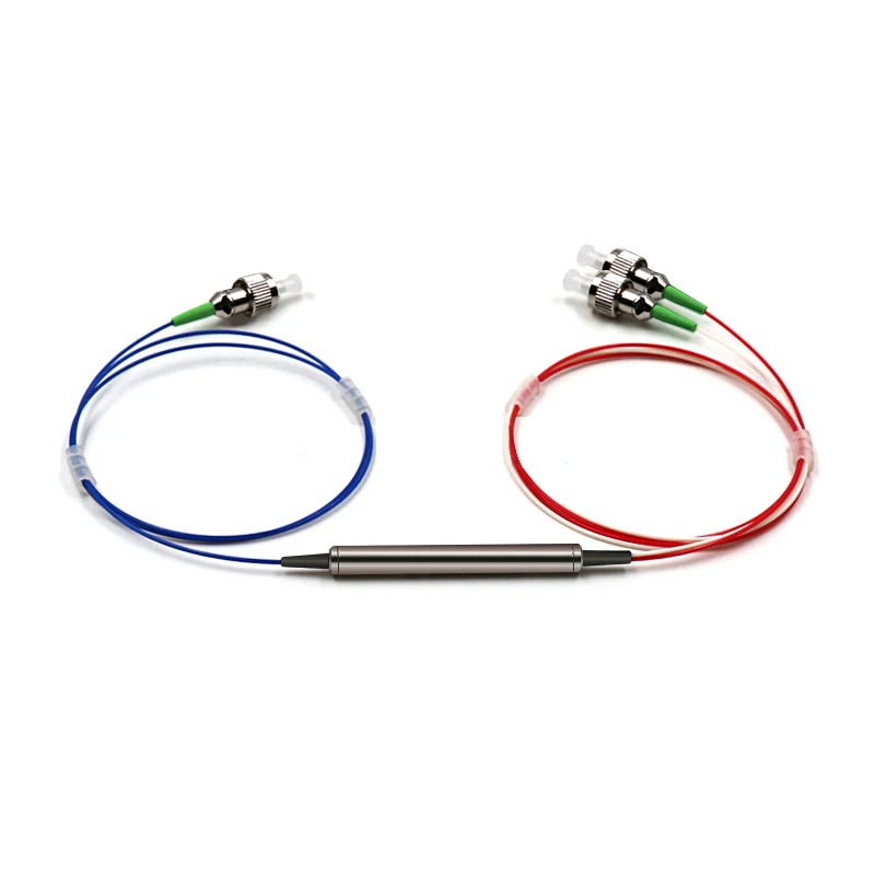 Fiber Optic Equipment 2 Color Customized 0.9mm Loose Tube High Power 1060nm Polarization Insensitive 3 Port Optical Circulator-boxintelecom