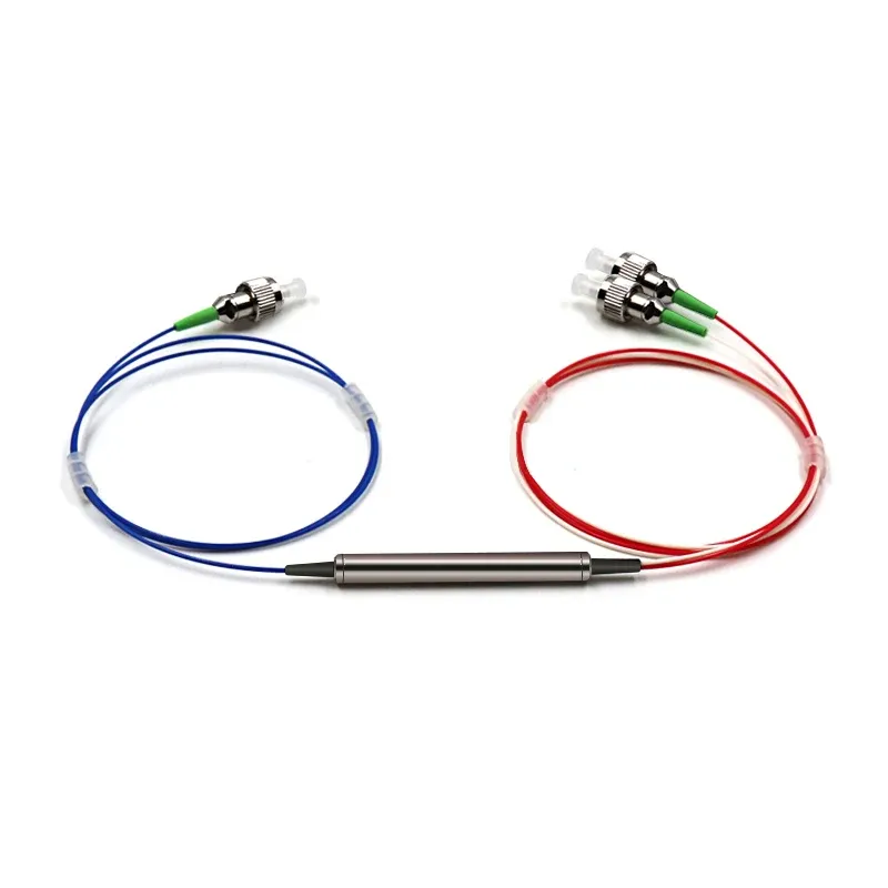Fiber Optic Equipment 2 Color Customized 0.9mm Loose Tube High Power 1060nm Polarization Insensitive 3 Port Optical Circulator-boxintelecom