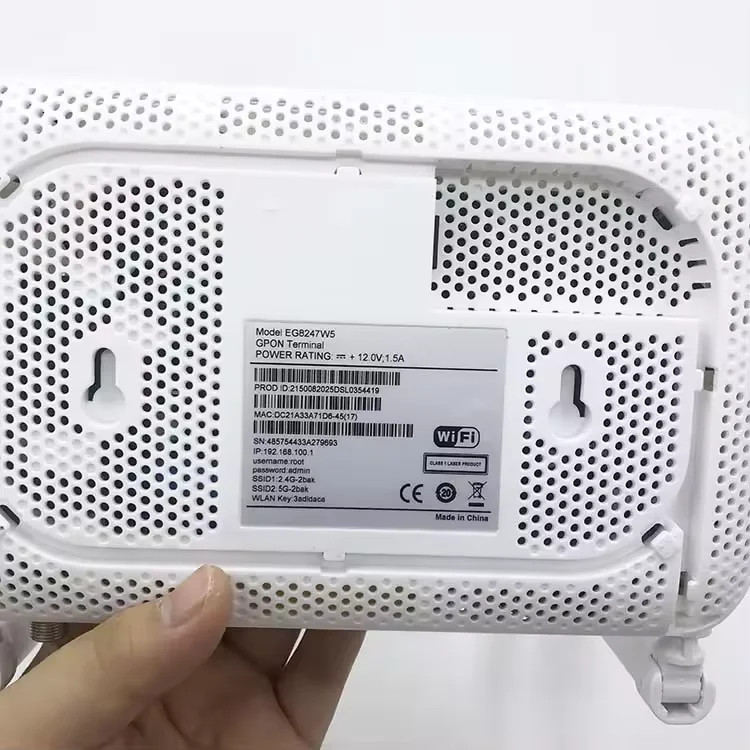 Dual Band 2.4G 5G Xpon WiFi 4GE+Catv+1Tel+1USB Hw Gpon Epon Router EG8247W5 HG8546M HG8245 Models for IP Fiber Optic Equipment-boxintelecom