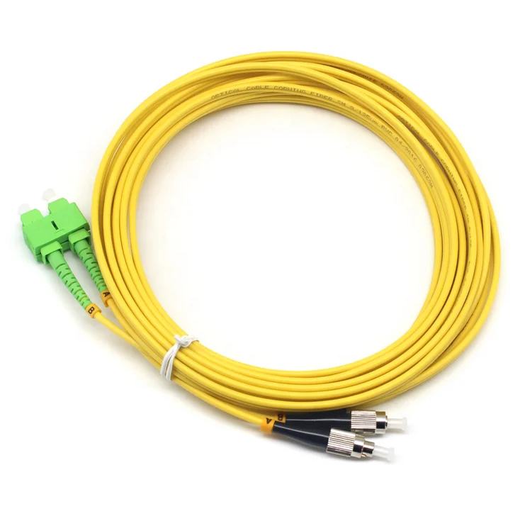 plastic fiber optic patch cabling