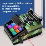 High Quality K6 FTTH Optical Fiber Optic Equipment Six Motors Fusion Splicer Machine Cable