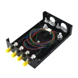 4-Port ST Fiber Optic Terminal Box - 4-Core Fully Loaded Wall-Mount Fiber Splicing Box wit