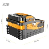Fiber Splicer AI-9 Splicing Six Motor Core Alignment Fiber Fusion Splicer Automatic FTTH F