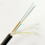 ASU Series Self-Supporting Fiber Optic Cable 2 Core HDPE Sheath FRP Strength 80/100/120m S
