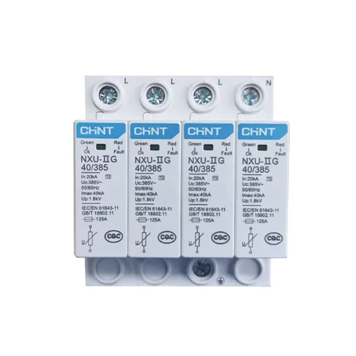 NXU-II Surge Protection Device G-65kA/275V-2P 2 Pole 275V AC Lightning Arrester DIN Rail M