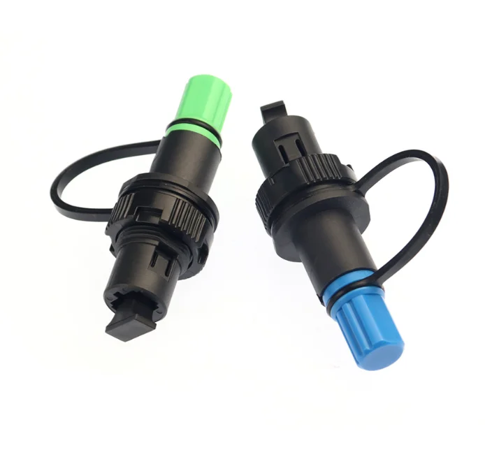SC/APC Slim-Type Fiber Optic Waterproof Adapter, IP67 ABS Outdoor FTTH/FTTx High-Performance Waterproof Fiber Connector-boxintelecom
