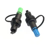 SC/APC Slim-Type Fiber Optic Waterproof Adapter, IP67 ABS Outdoor FTTH/FTTx High-Performan
