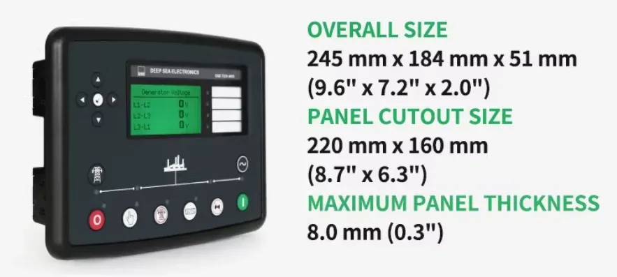 DSE7320 Auto Mains Failure Control Module Deep Sea Genset Controller for Diesel/Gas Genera