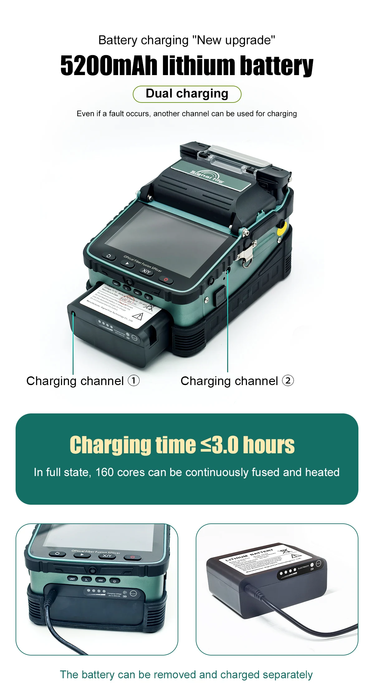 AI-6A+ Signal Fire 6 Motos Fusion Machine Optical Fiber Fusion Splicer A-5 pro AI-6C AI-6C+ AI-7C AI-8C AI-9 AI-20 AI-30 A-5 pro