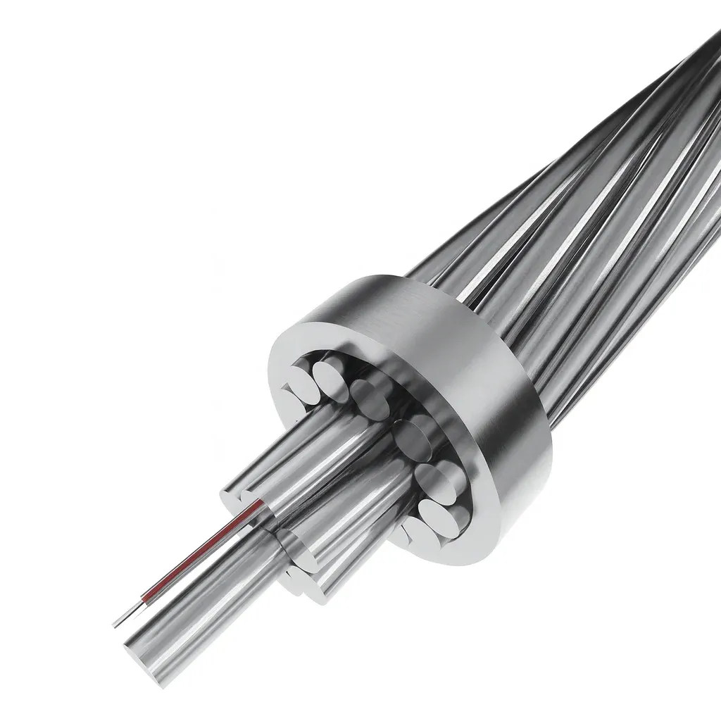 Stranded Stainless Steel Loose Tube OPGW Cable| Optical Ground Wire for Power Transmission