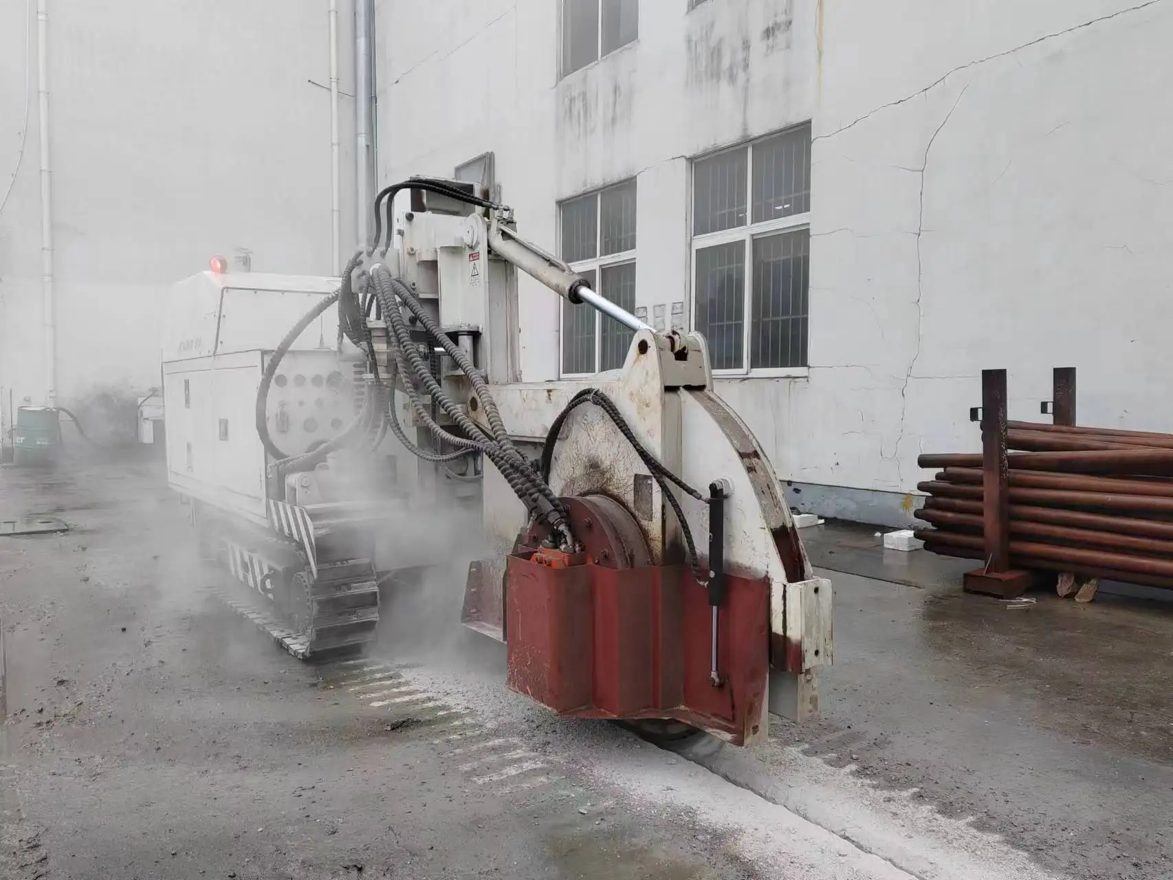 Road Cutter Micro Trencher for Fiber Optic Cable Blowing System| Mini Trenching Machine for FTTH
