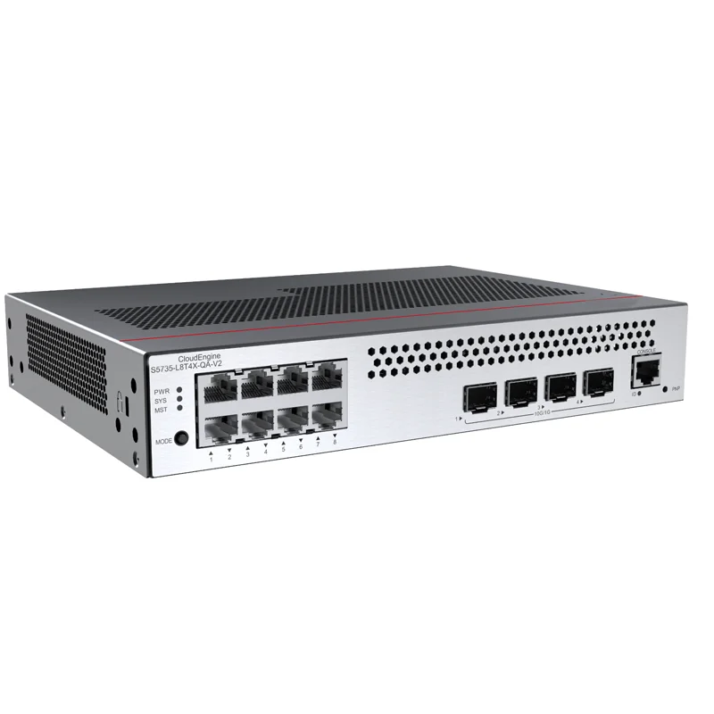CloudEngine S5735-L8T4X-QA-V2 98012073 8*10/100/1000BASE-T Ports, 4*10GE SFP+ Ports 8 Port SFP Ethernet 10g Network switch 0