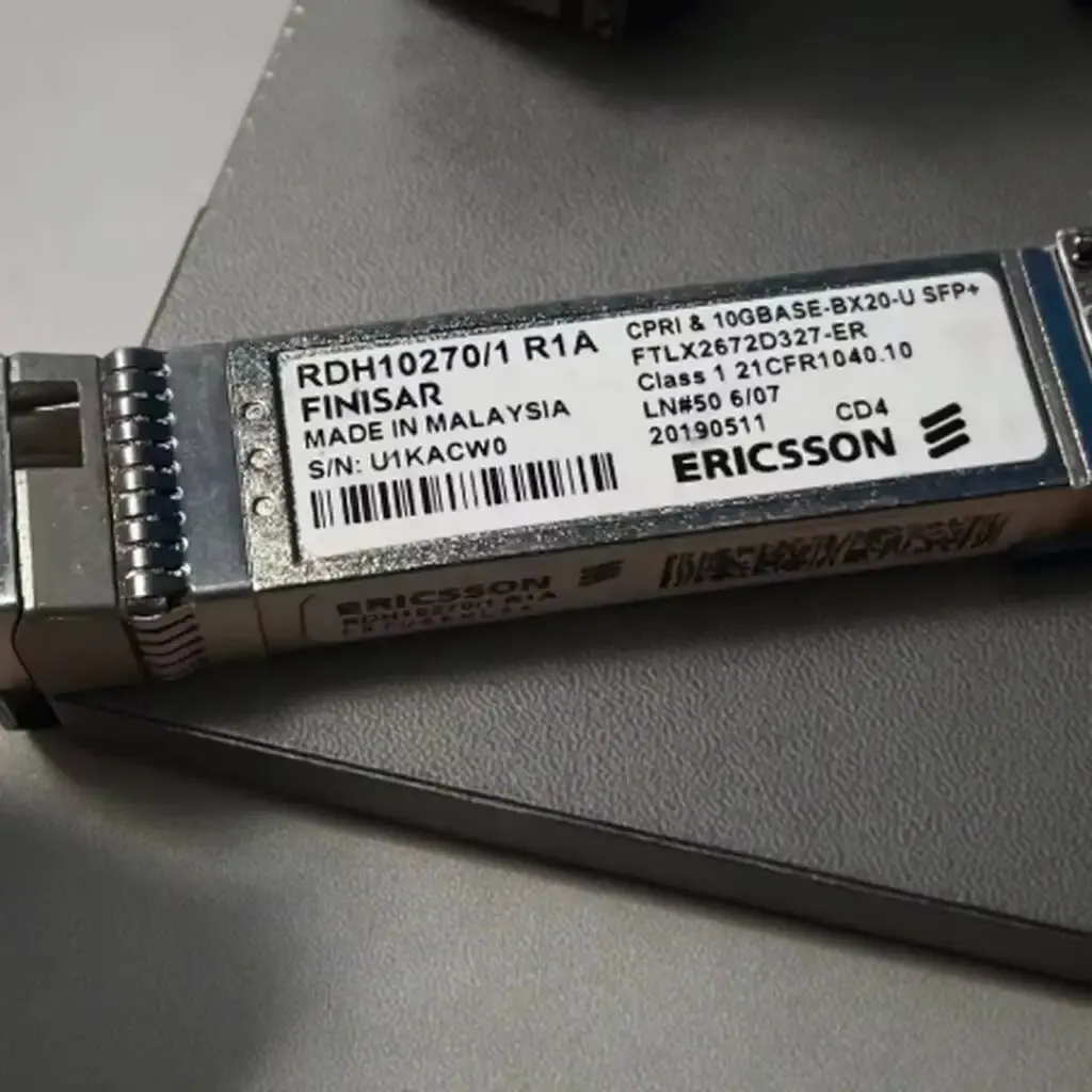 70/1 and RDH 102 70/2 Paired Single Fiber Optical Module 10GBASE-BX20-U/D SFP+