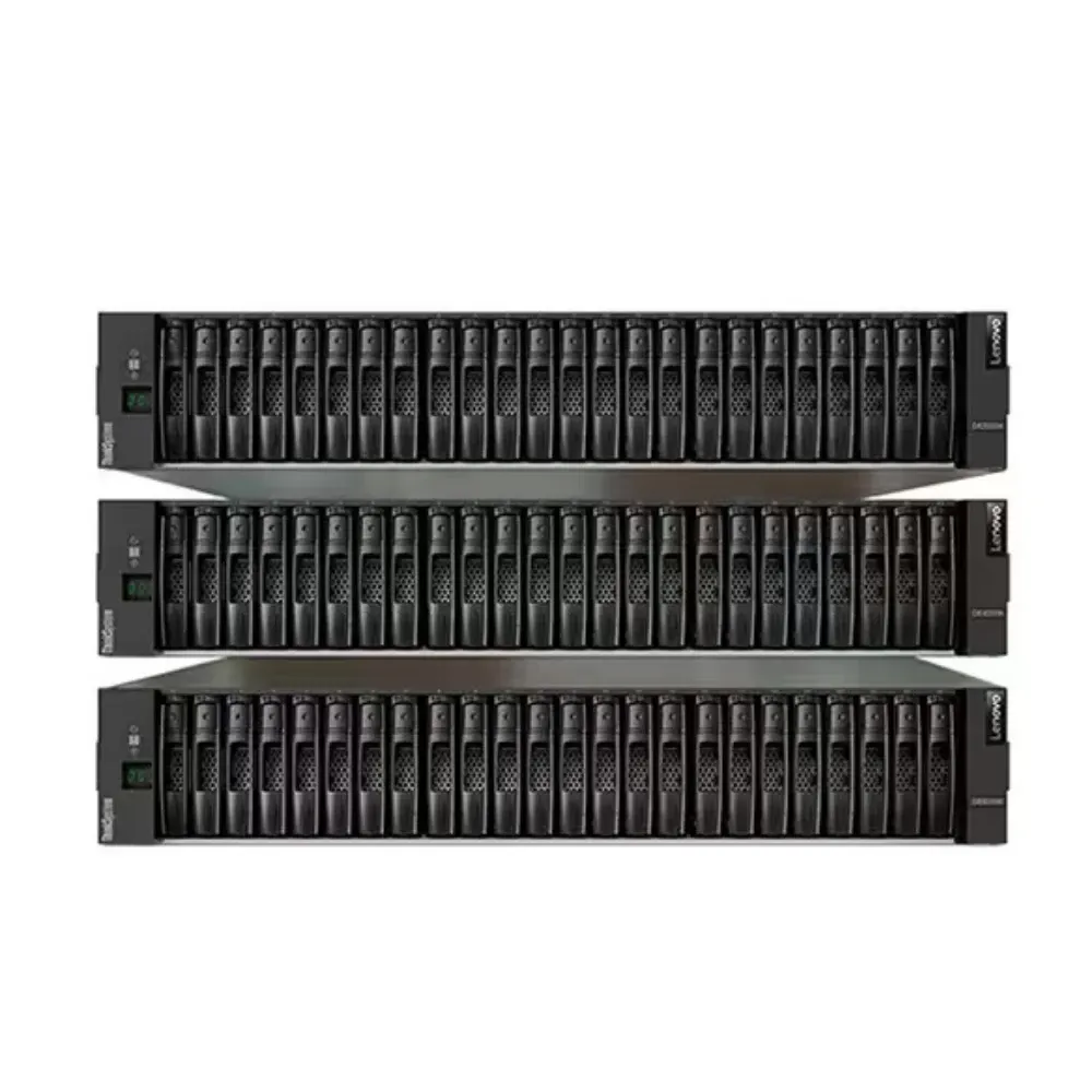 Performance New 2U24 NVMe Base Lenovo Hybrid Array ThinkSystem DE6600H Storage