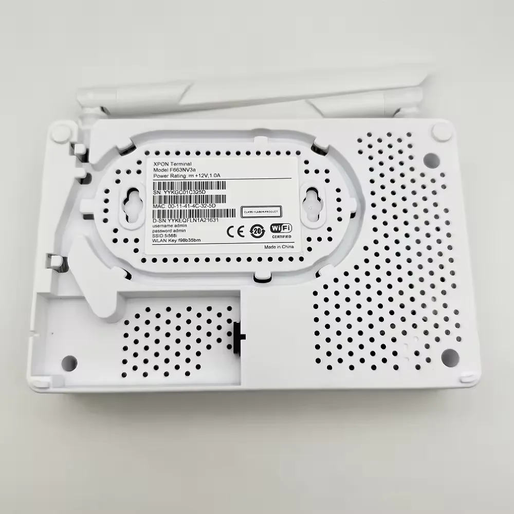 New XPON ONU F663NV3A XPON ONT Ftth Network 1GE+3FE+1POT+1USB+WiFi Support Remote Remote /Bridge Onu-boxintelecom