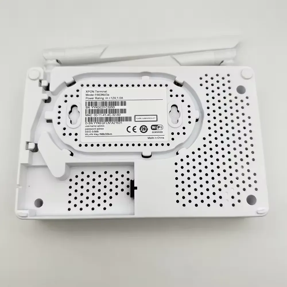 New XPON ONU F663NV3A XPON ONT Ftth Network 1GE+3FE+1POT+1USB+WiFi Support Remote Remote /Bridge Onu-boxintelecom