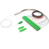Mini Type FTTH 1*16 Fiber PLC Splitter Low Insertion Loss SC/APC 1M 1.5M 2M  Module Type P