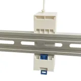 FTTH DIN Rail Mounted Fiber Optic Terminal Box ABS Plastic Indoor White Enclosure with SC/