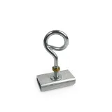 Hot Dip Galvanized Fiber Optic Metal Cable Hook Overhead Power Line Hardware C Type Alumin
