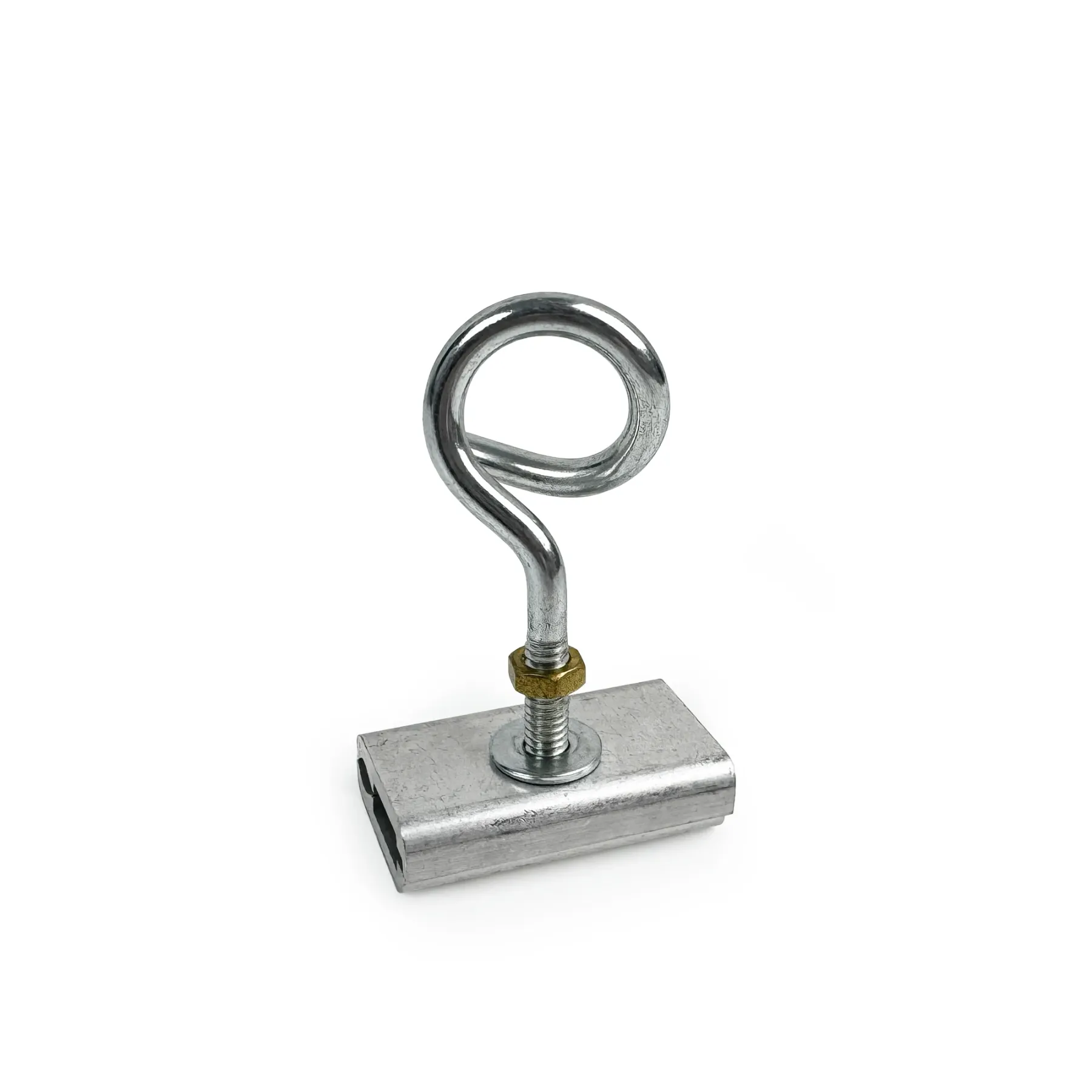 Hot Dip Galvanized Fiber Optic Metal Cable Hook Overhead Power Line Hardware C Type Alumin