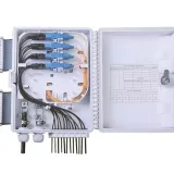12 Cores FTTH Fiber Optic Distribution Box with 16 Ports Featuring SC UPC FC SC APC Connec