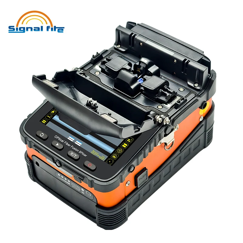 AI-5 Pro Signal Fire Fiber Optic Fusion Splicer FTTH Telecom Splicing Machine