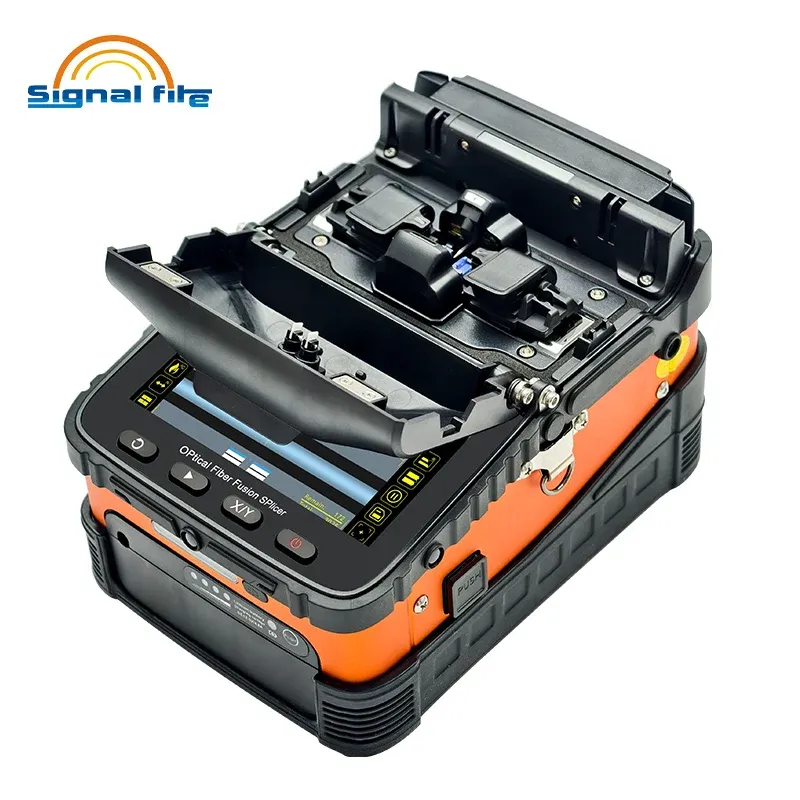AI-5 Pro Signal Fire Fiber Optic Fusion Splicer FTTH Telecom Splicing Machine