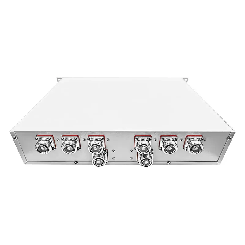 6 in 2 OUT 1800/2100/2600Band POI 19 Rack 200W PIM-155 with DIN-F Connector
