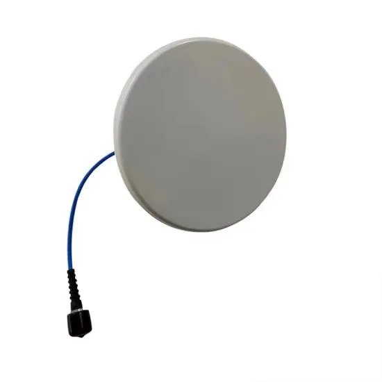 50W High Gain 600-6000MHz SISO Slim Omni Ceiling Antenna With -153dBc Low PIM for 5G Proje