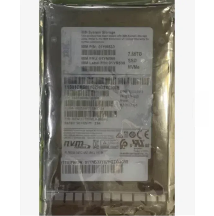 Storage Flagship 15.36TB NVMe Hard Drive Dual Models Available 01YM541/01CM507 PM1723B