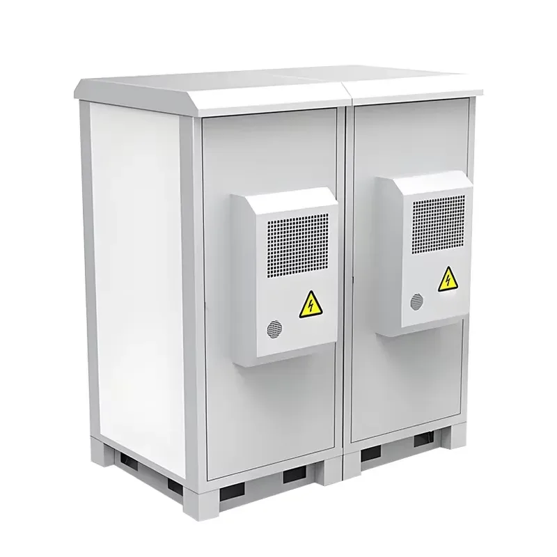 Outdoor Integrated IP65 Stainless Steel Cabinet 5G Communication Base Station Double Electronics Instrument Enclosure 2.1M-boxintelecom